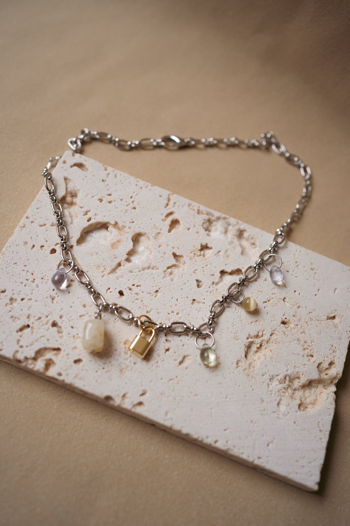 MINERALS Chain Necklace - Silver