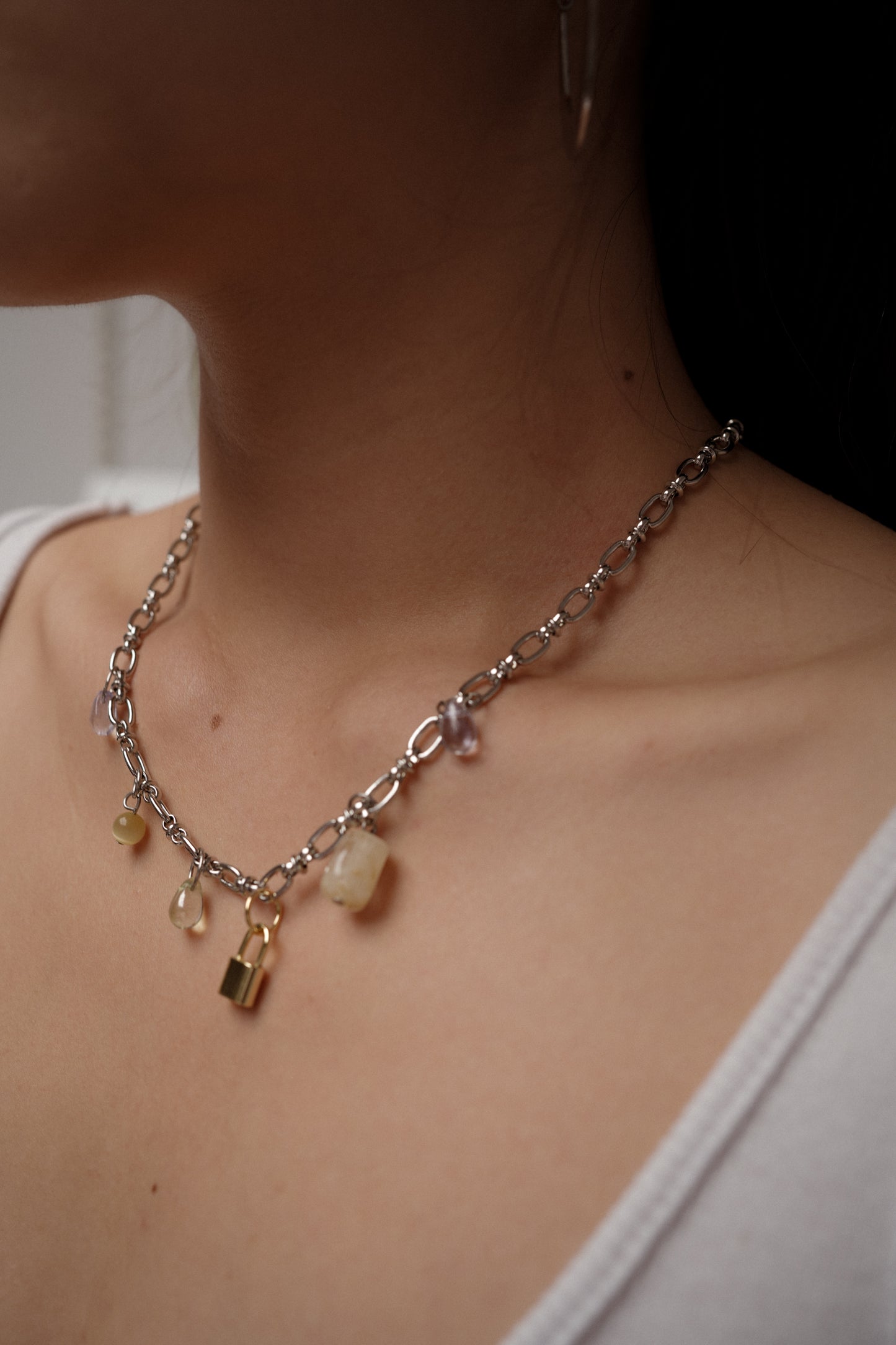 MINERALS Chain Necklace - Silver