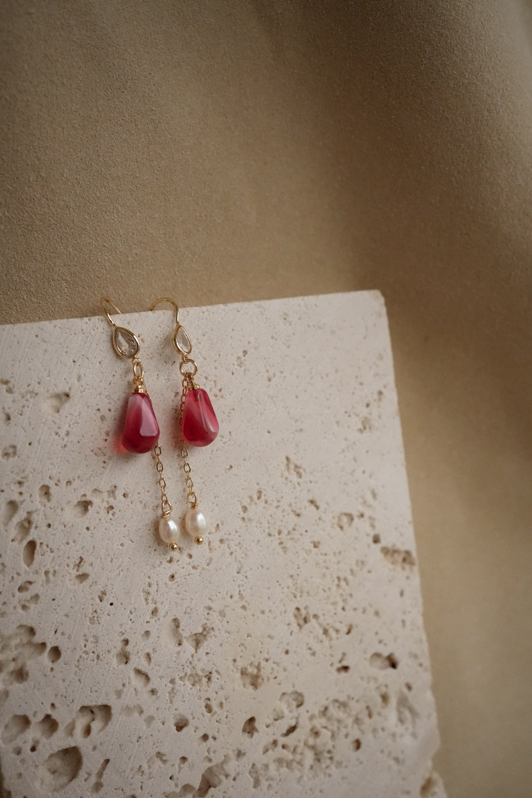 EDEN POMEGRANATE Bejewelled Dangles