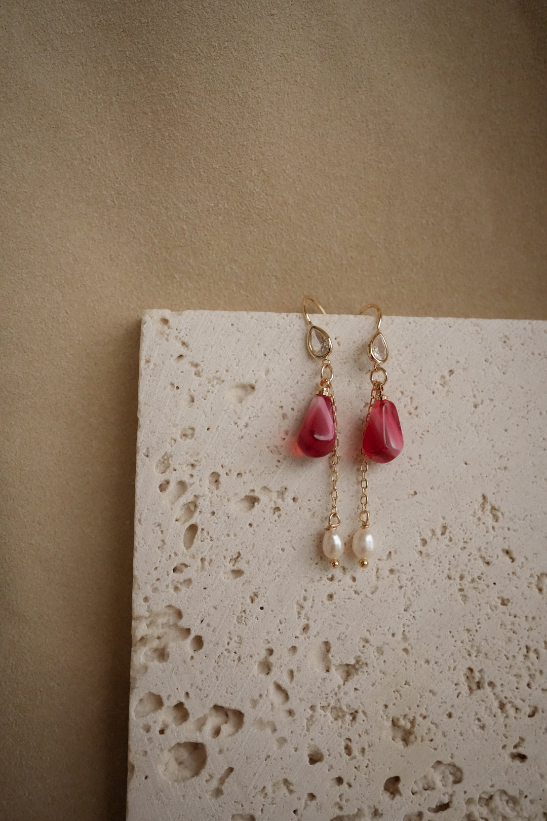 EDEN POMEGRANATE Bejewelled Dangles