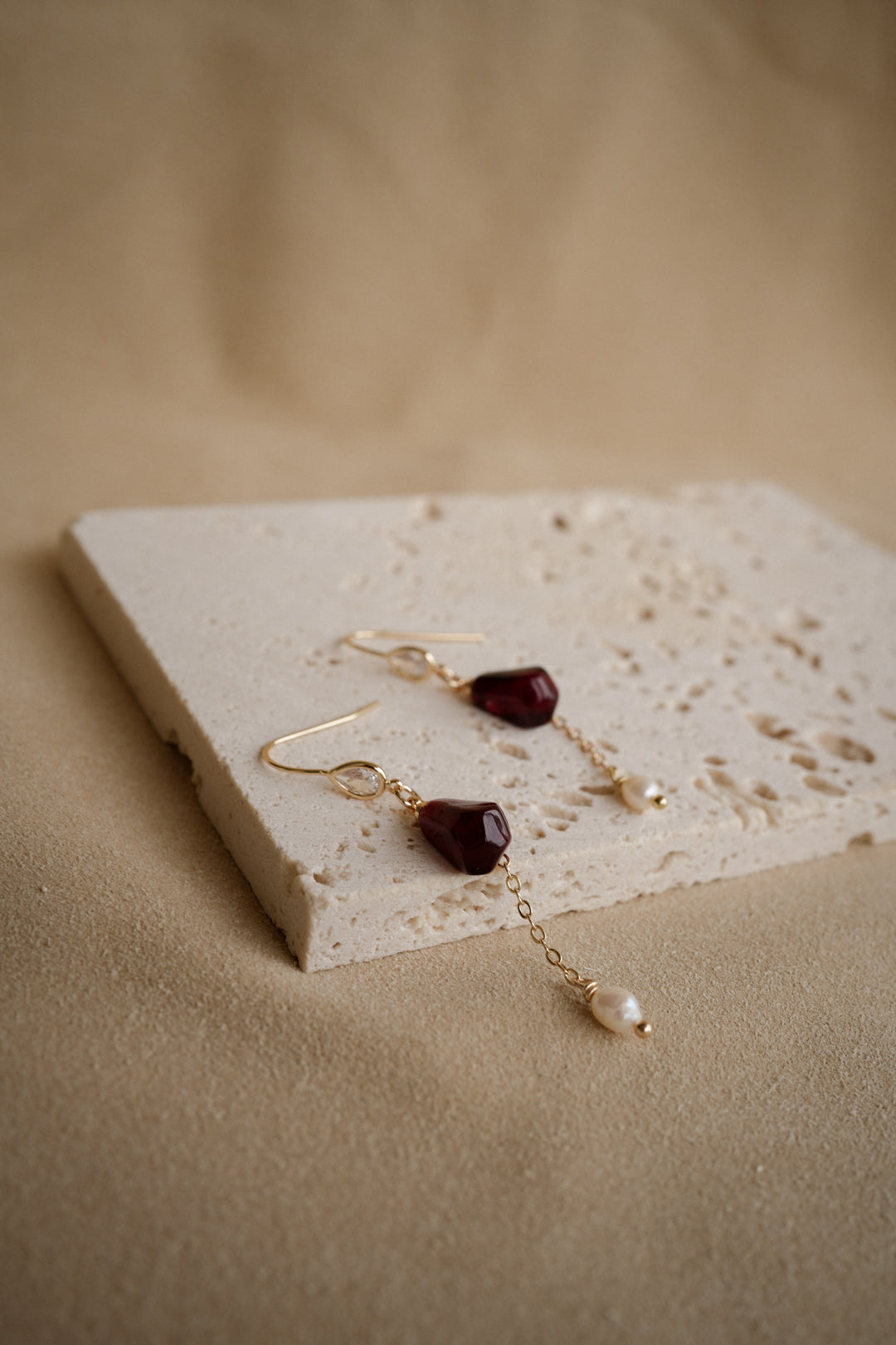 EDEN POMEGRANATE Bejewelled Dangles