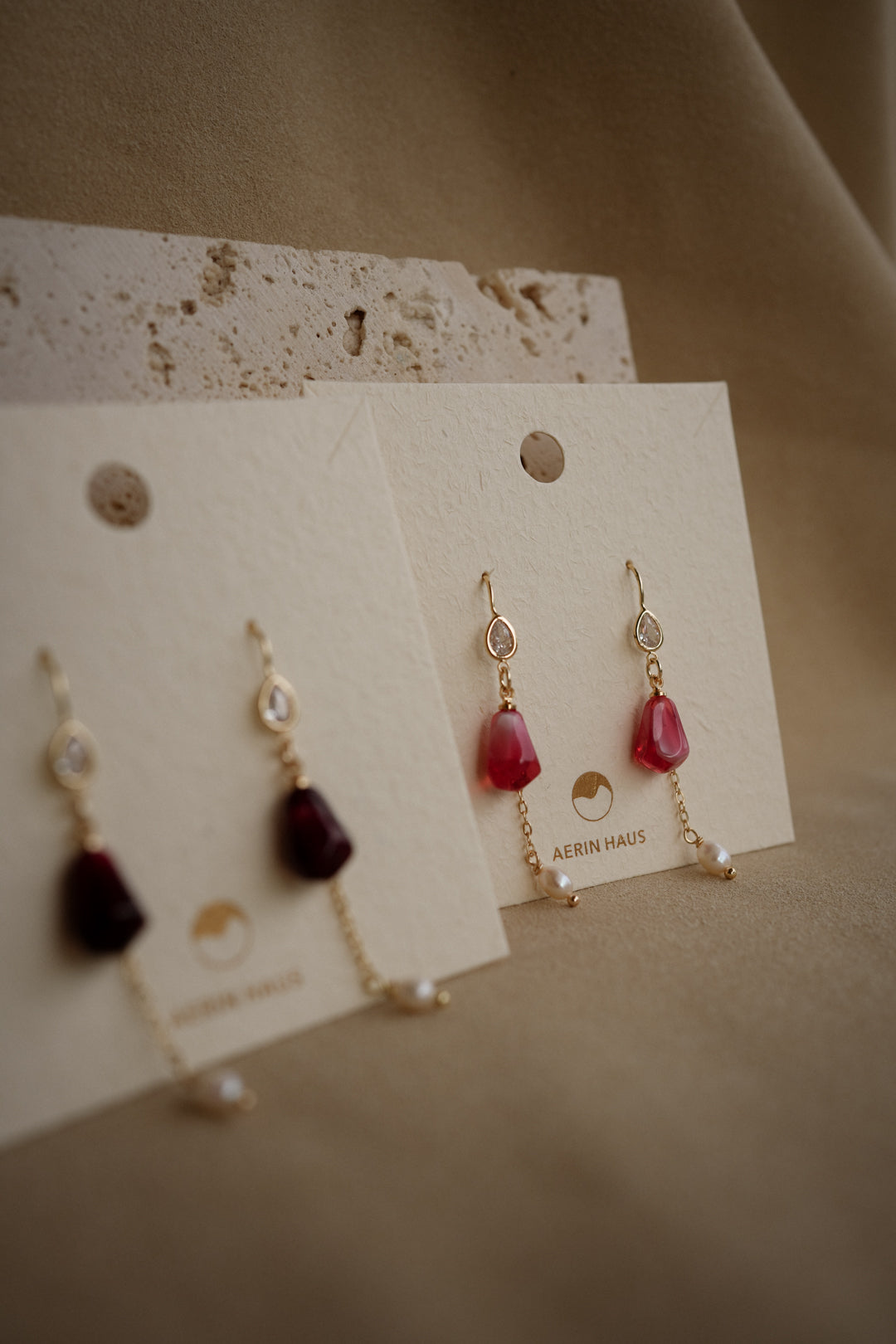 EDEN POMEGRANATE Bejewelled Dangles