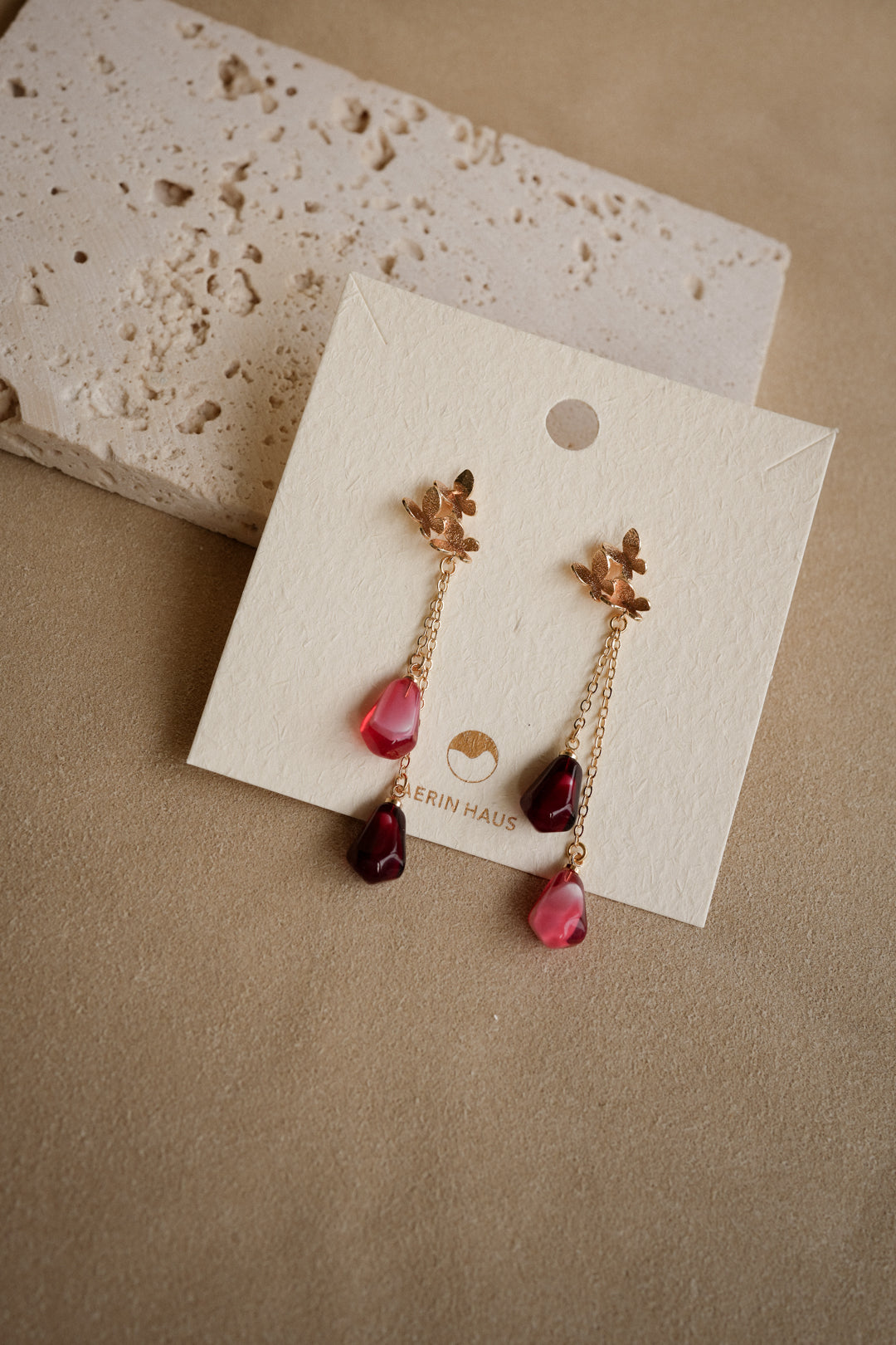 EDEN POMEGRANATE Flutter Dangles