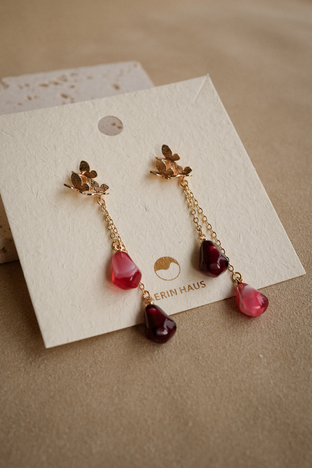 EDEN POMEGRANATE Flutter Dangles