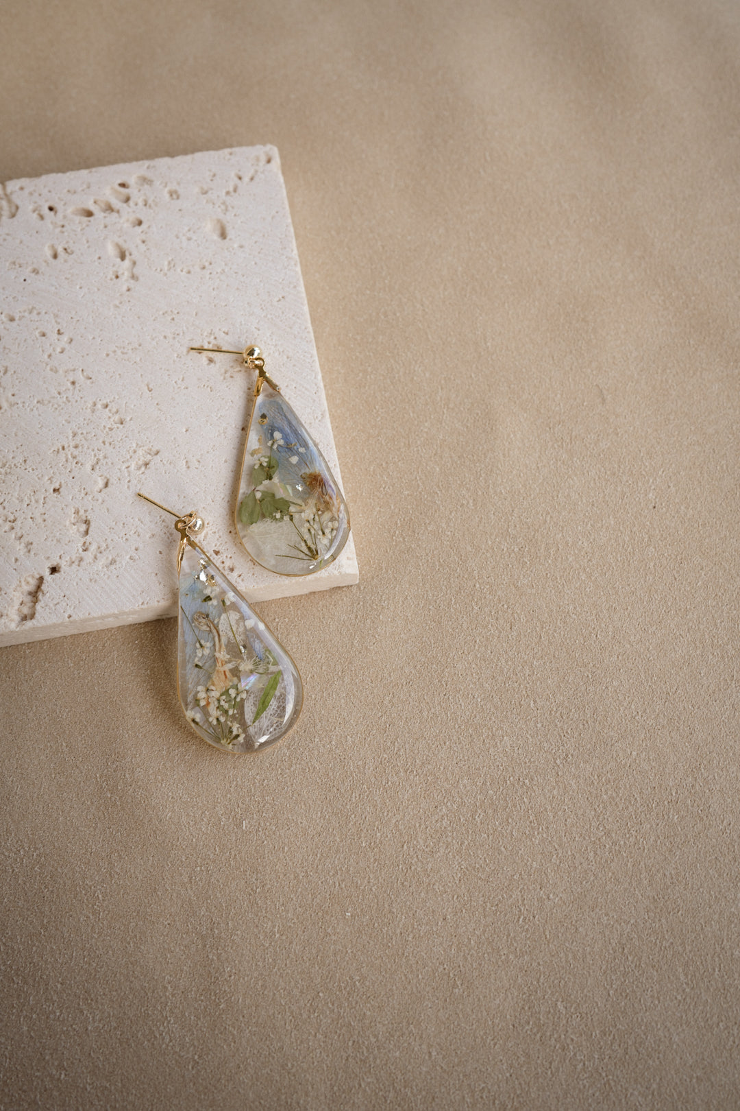 EDEN Bouquet Dangles in Larkspur Blue
