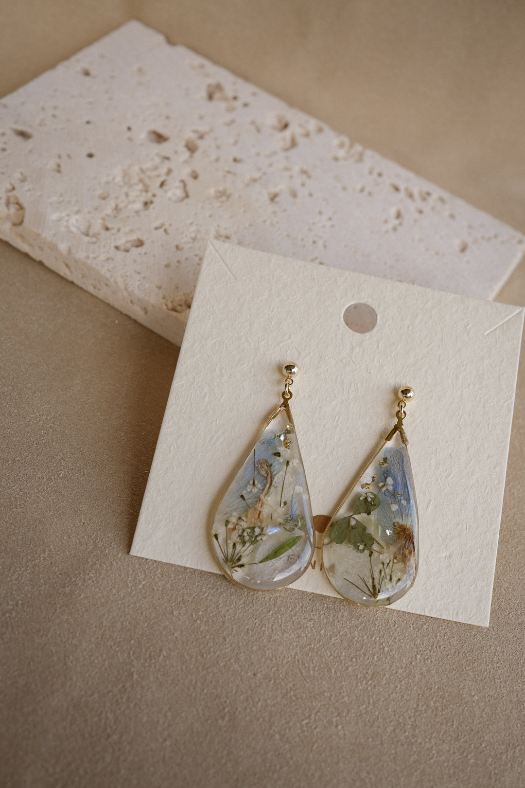 EDEN Bouquet Dangles in Larkspur Blue