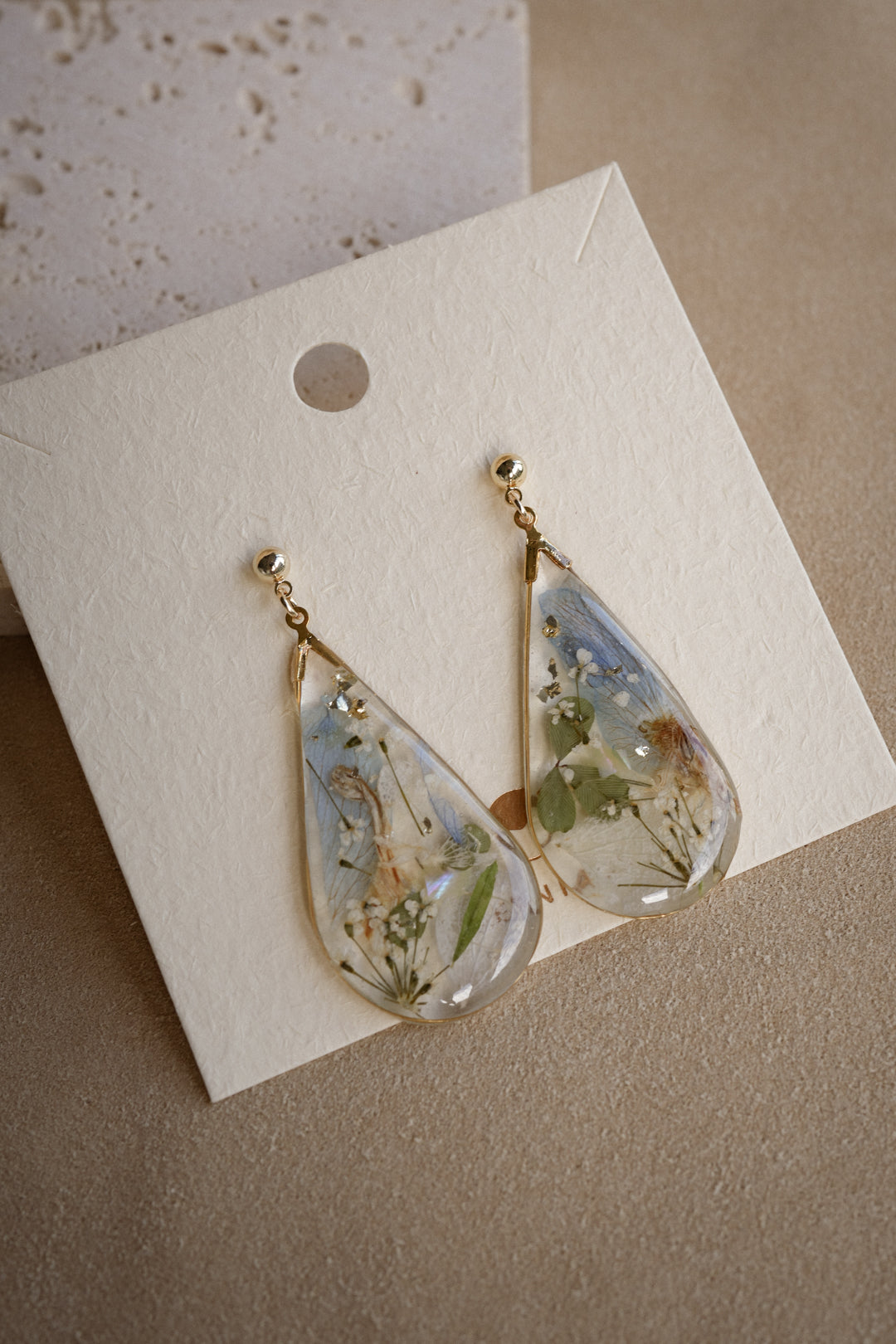 EDEN Bouquet Dangles in Larkspur Blue