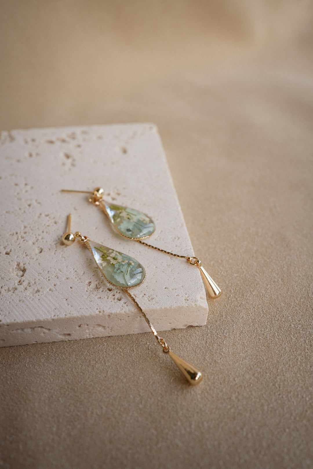 EDEN Raindrop Dangles in Robin Blue