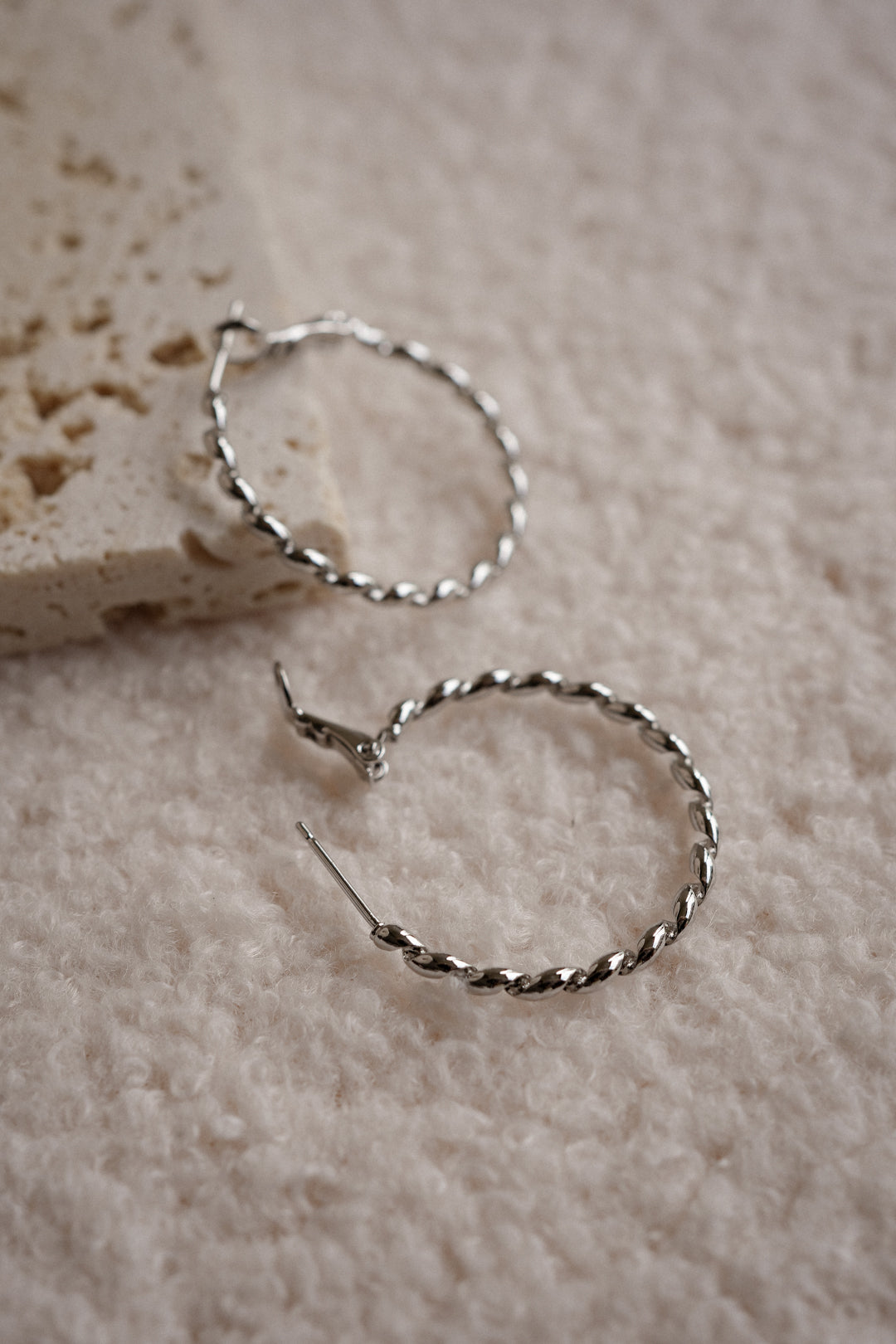 TINY TWIRLS Hoop Earrings