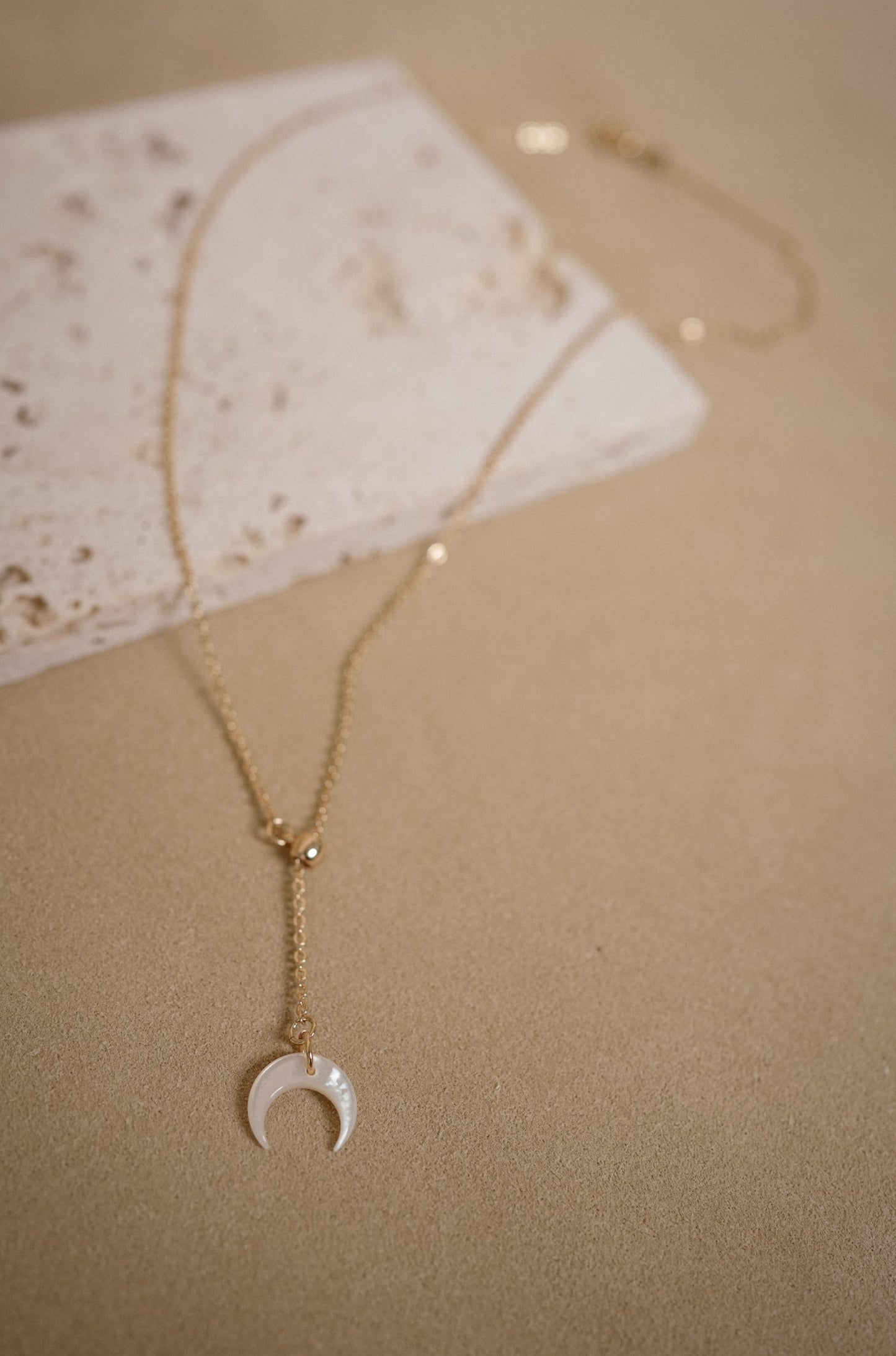 LUNA Adjustable Drop Necklace