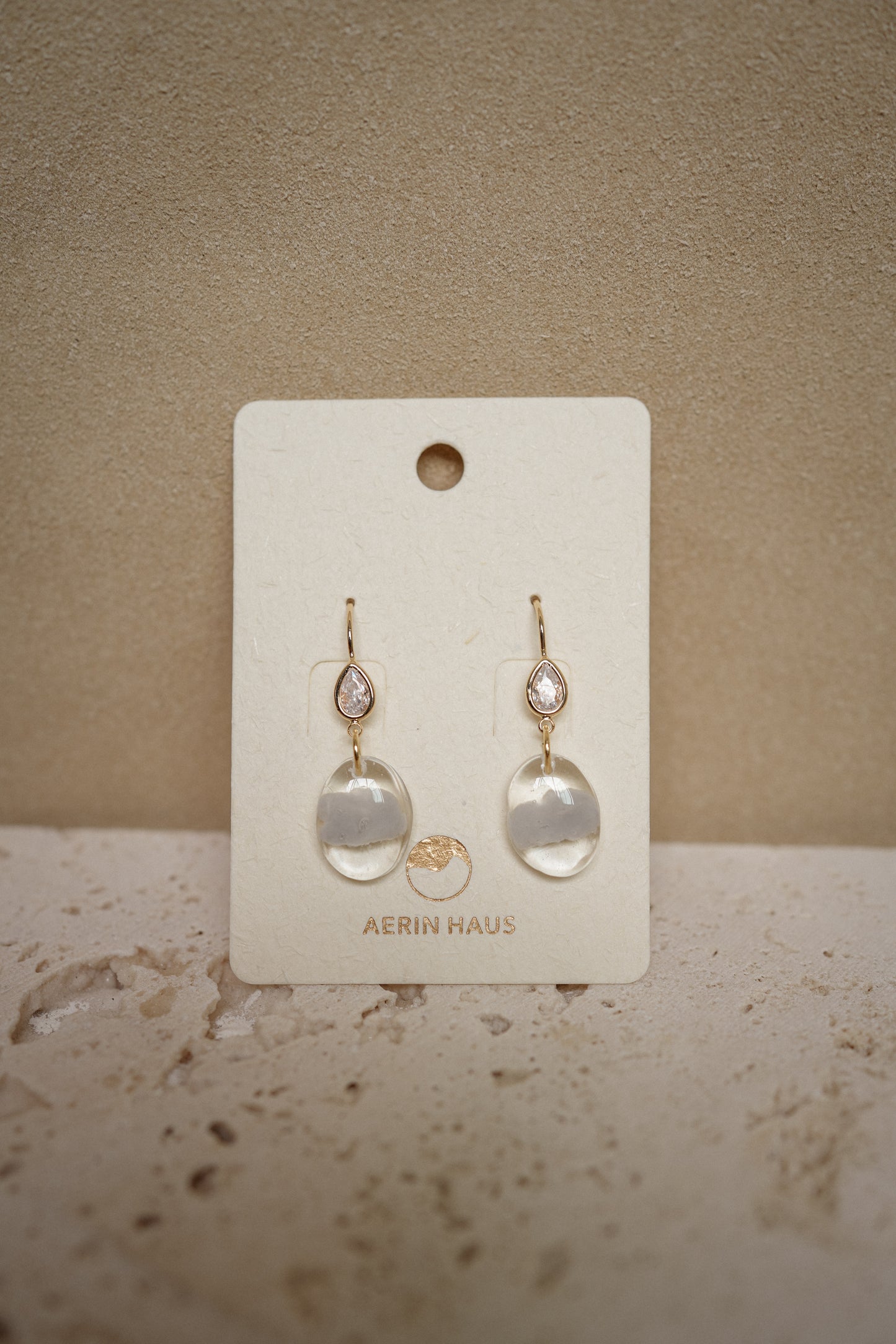 COSMIC Oval Hook Earrings