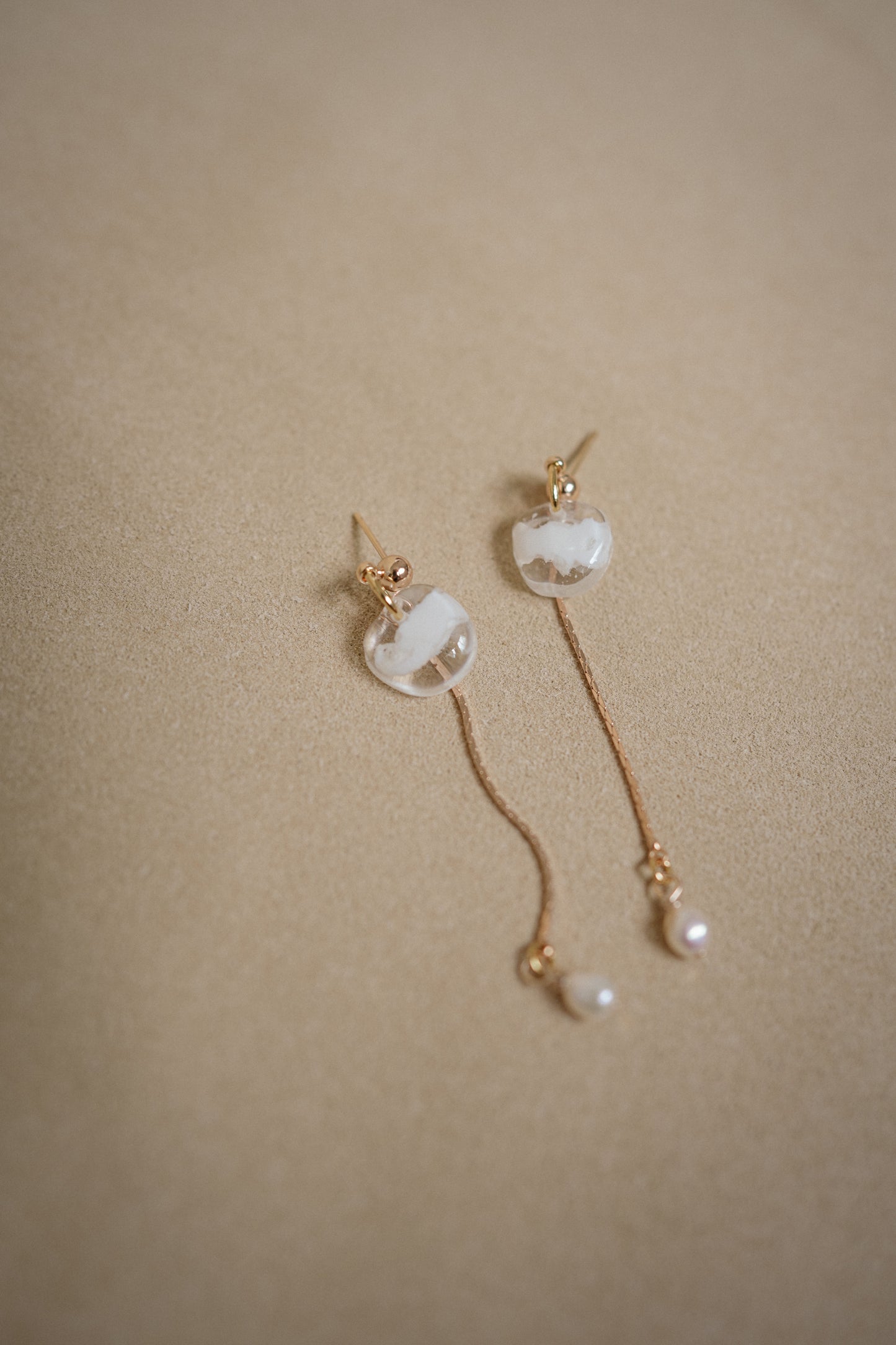 PEARLESCENT Cloud Earrings