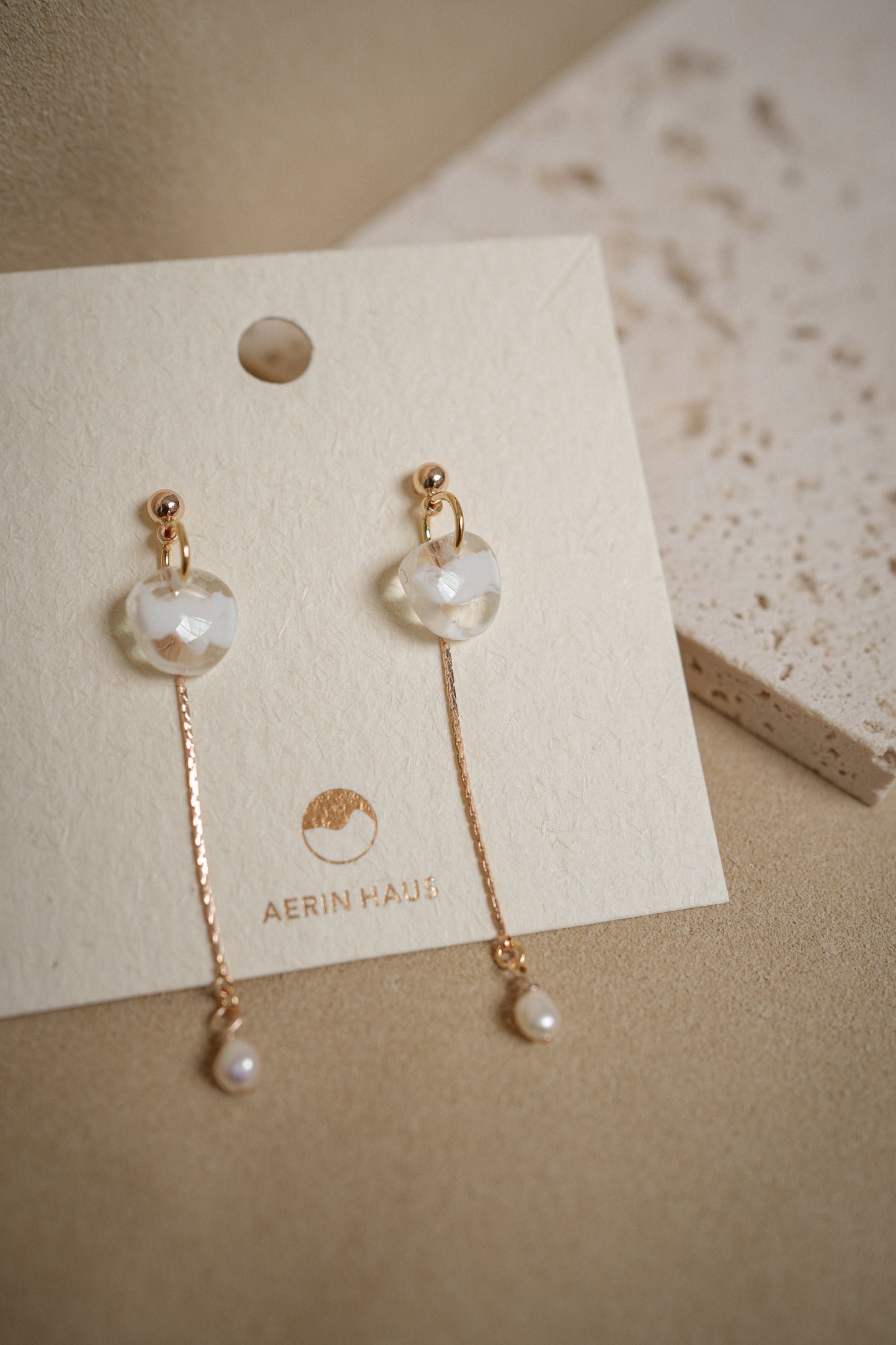 PEARLESCENT Cloud Earrings