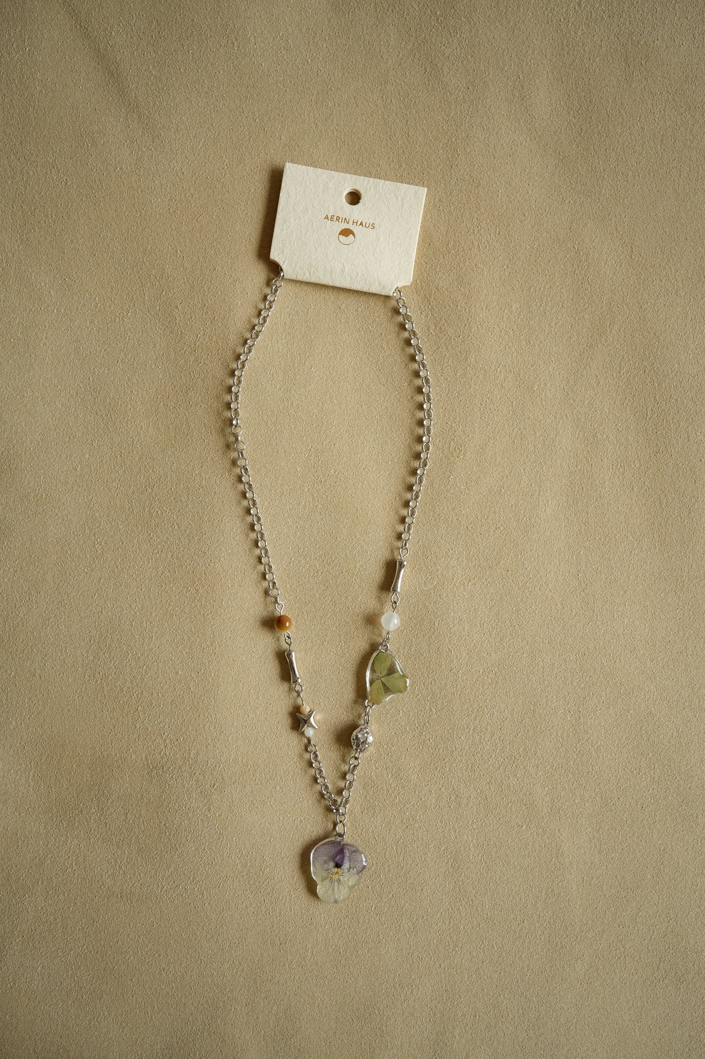 Stellar Pansy Necklace
