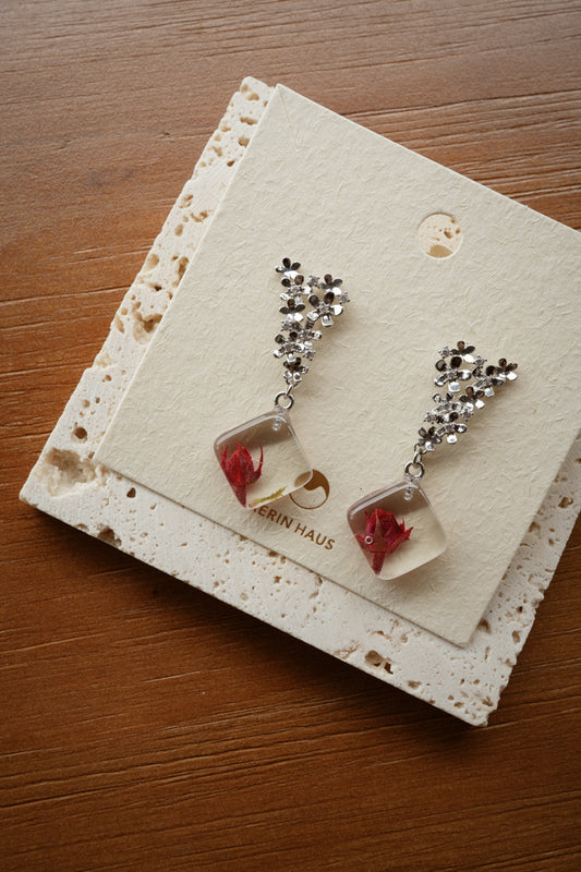 Bouquet Ruby Rose Dangles