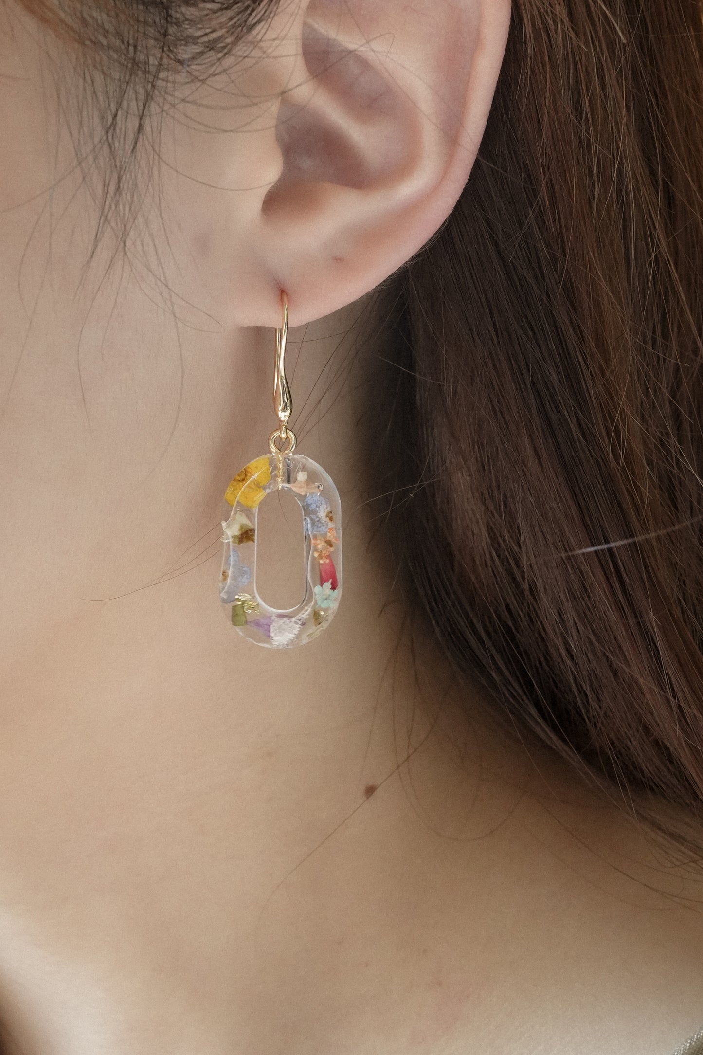 FAITH Floral Hook Earrings