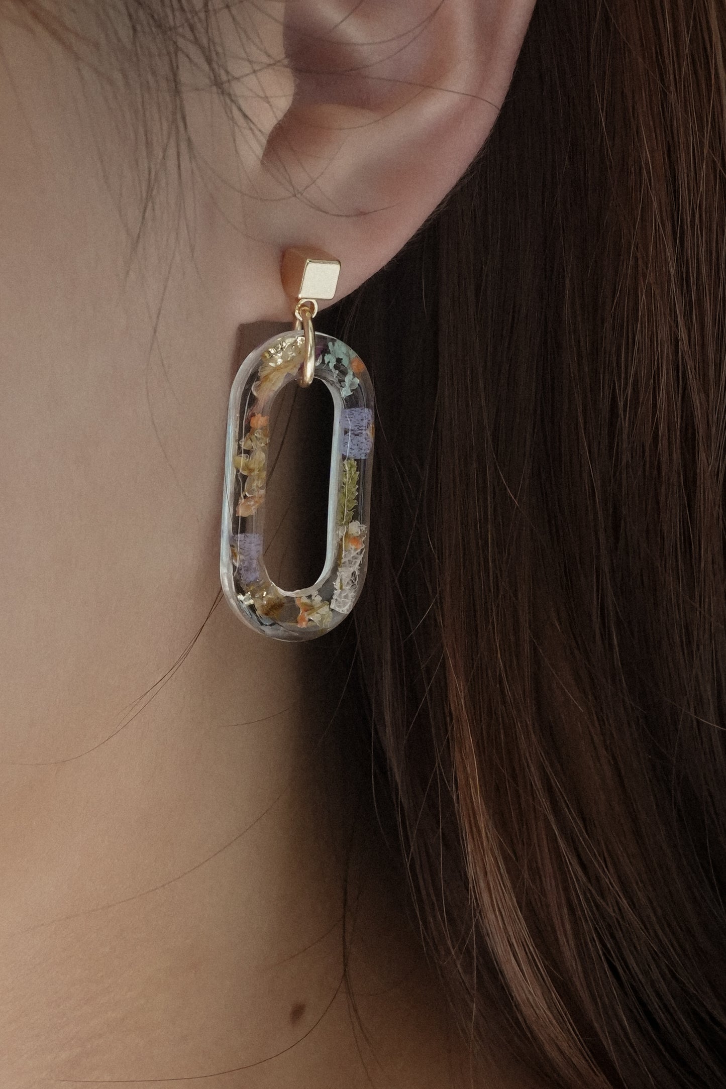 TRUST Floral Loop Earrings