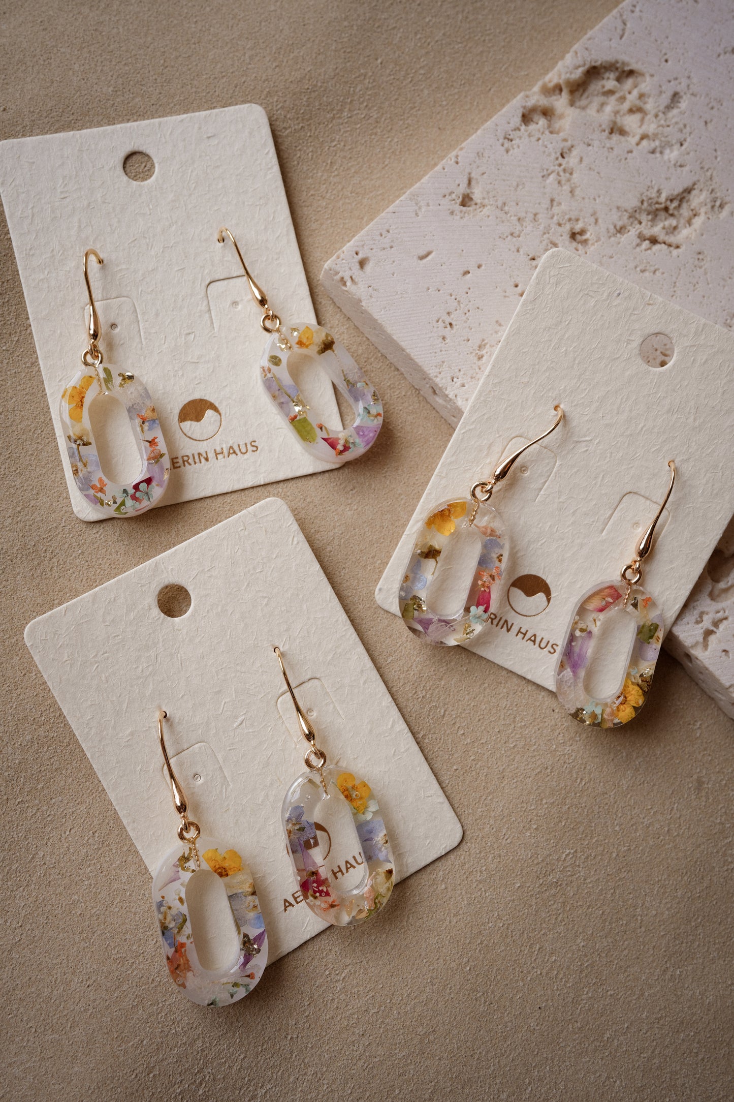 FAITH Floral Hook Earrings