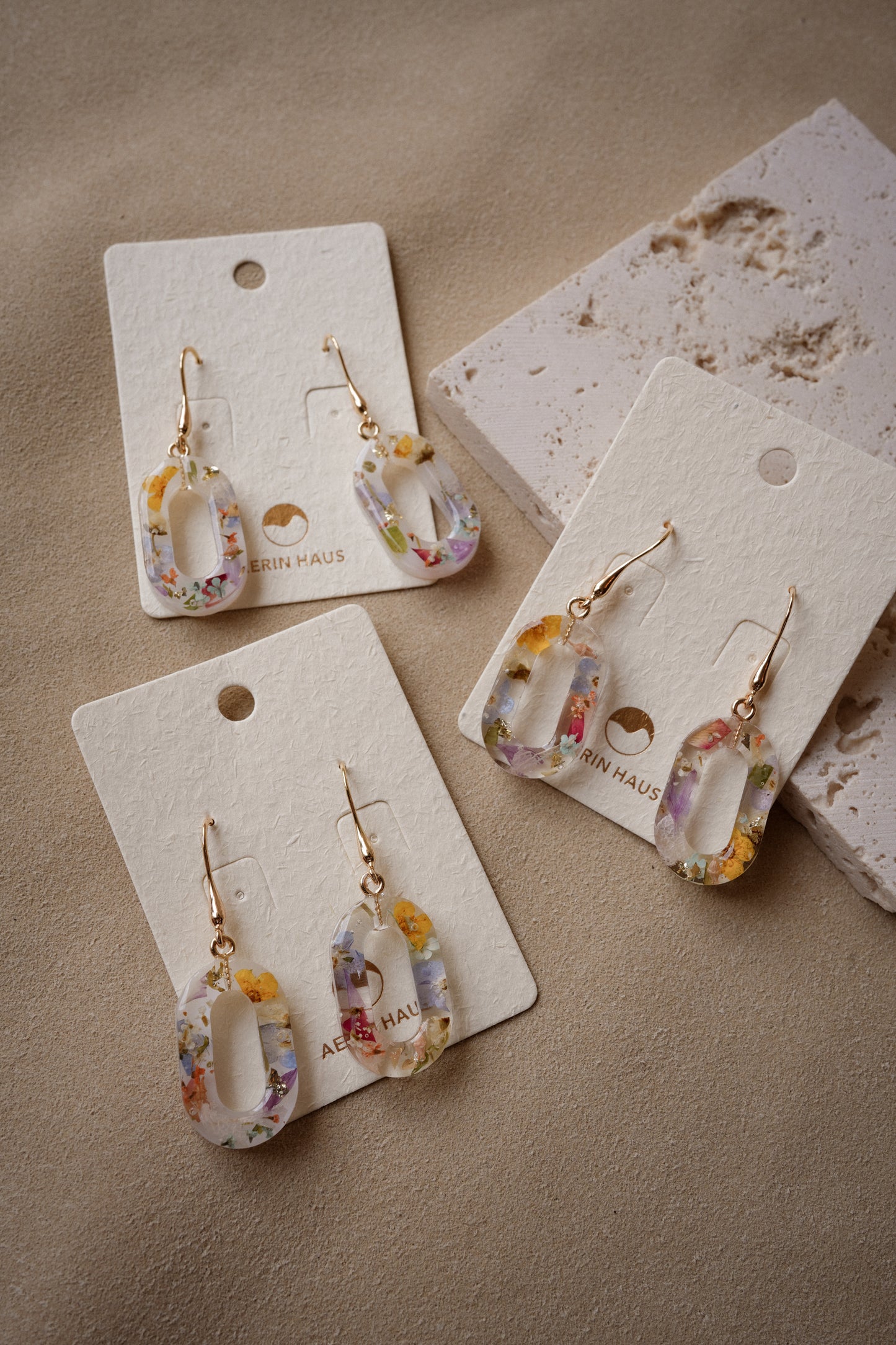 FAITH Floral Hook Earrings