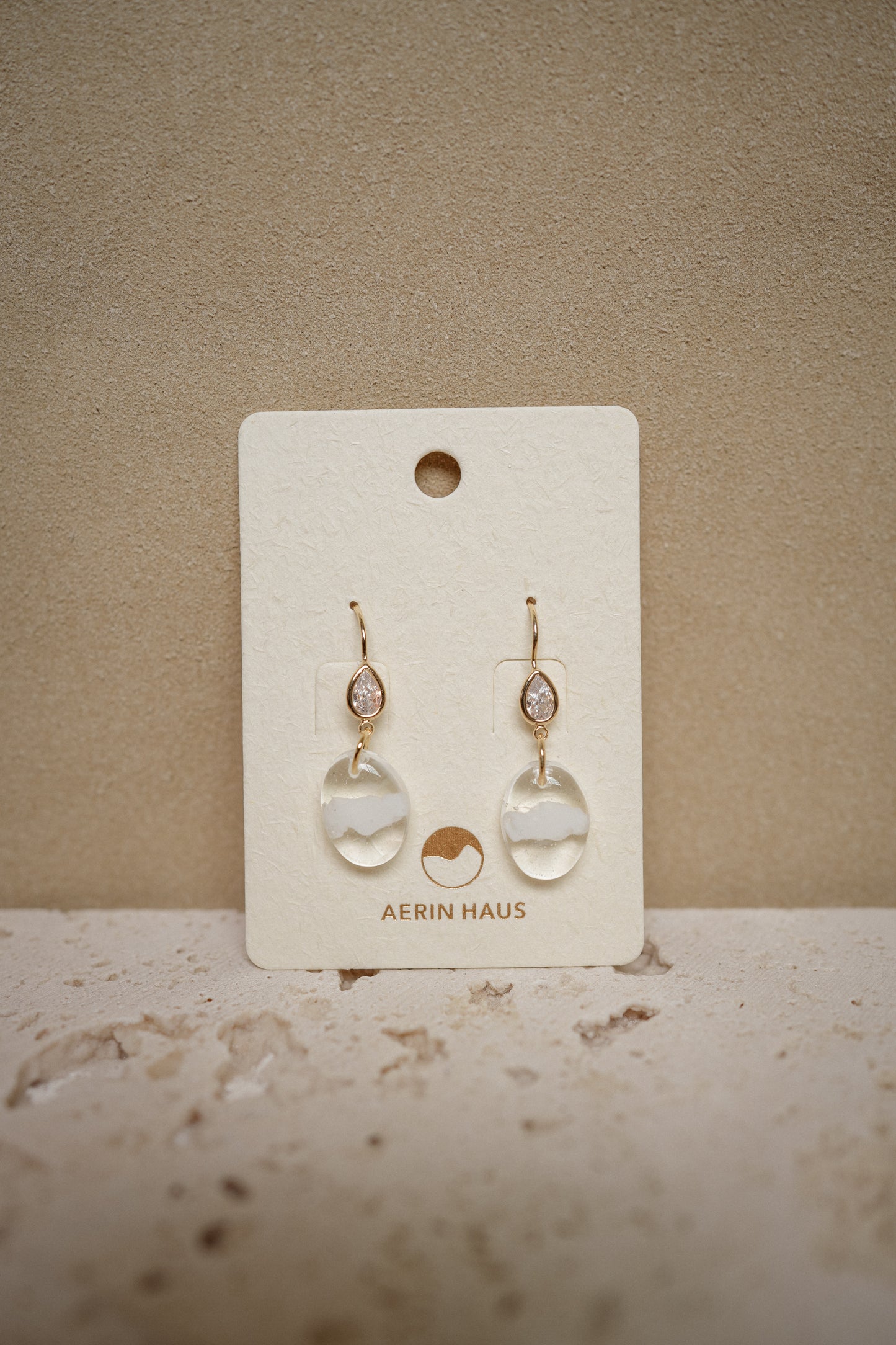 COSMIC Oval Hook Earrings