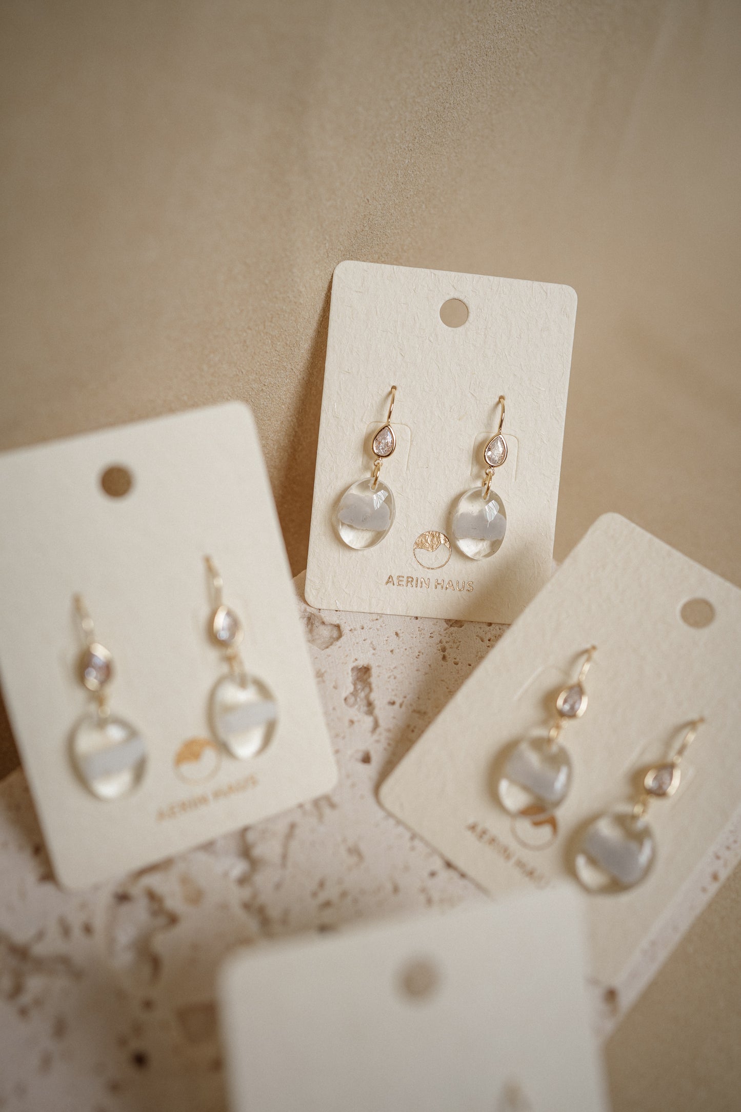 COSMIC Oval Hook Earrings