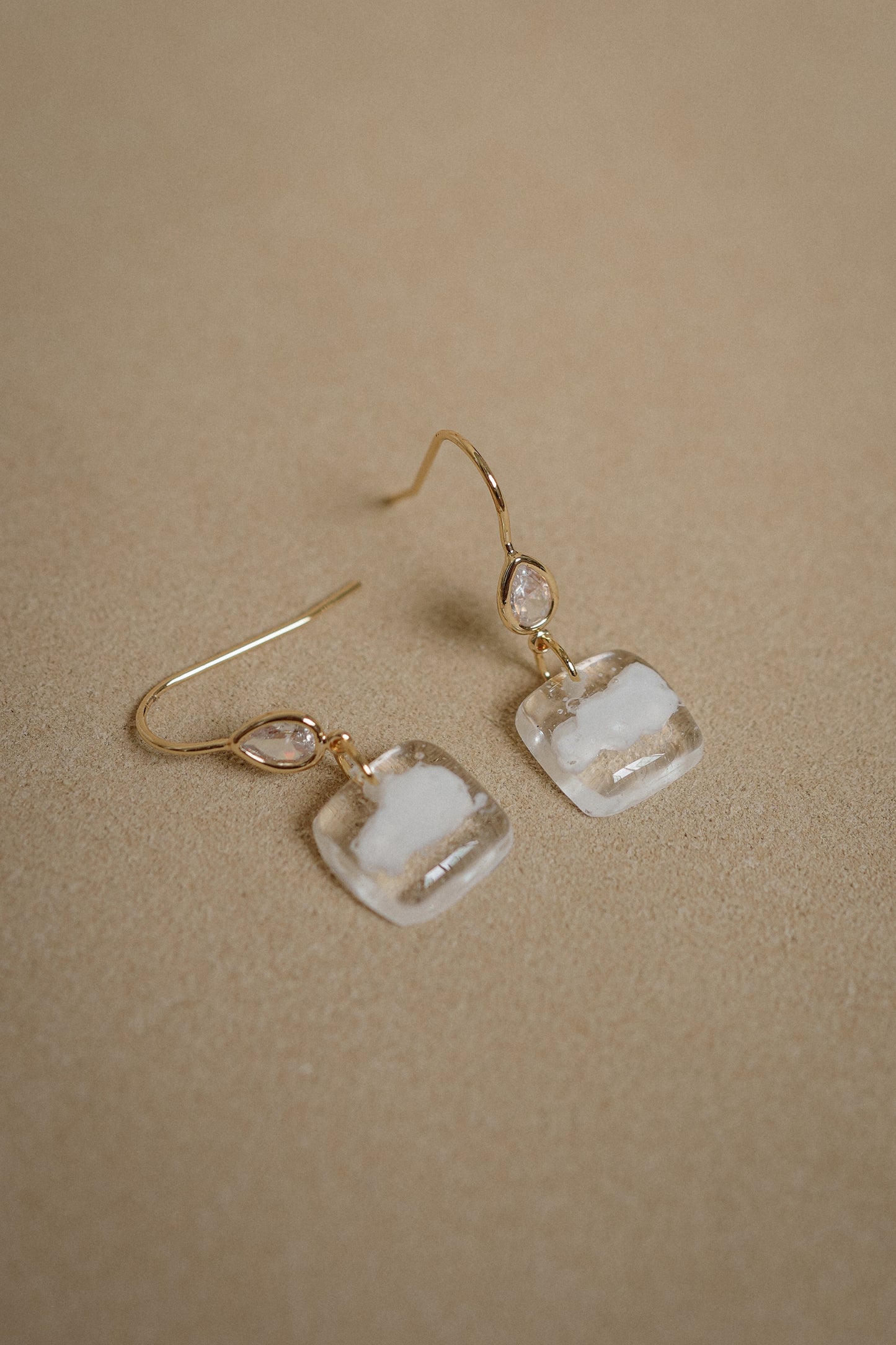 COSMIC Square Hook Earrings