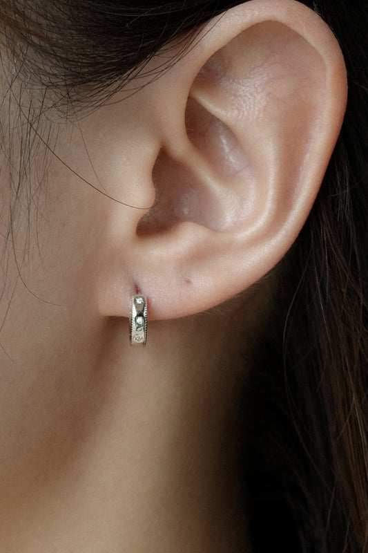 Trinity Hoop Earrings