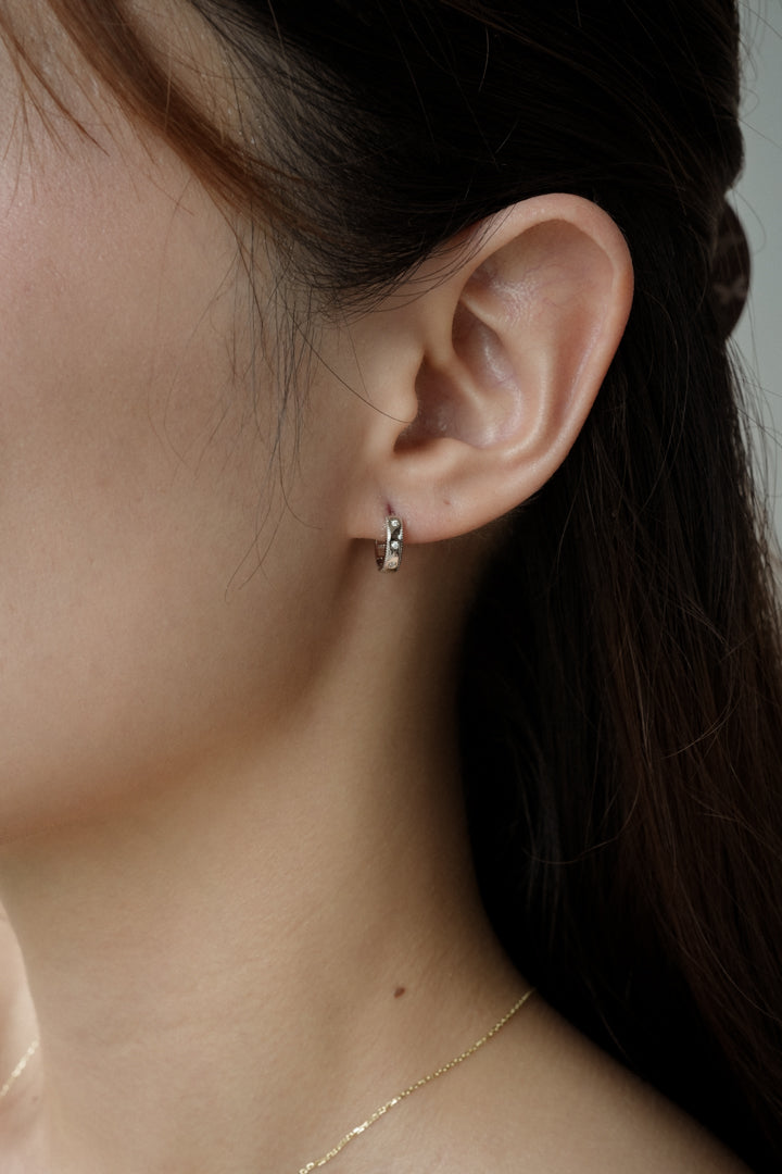 Trinity Hoop Earrings