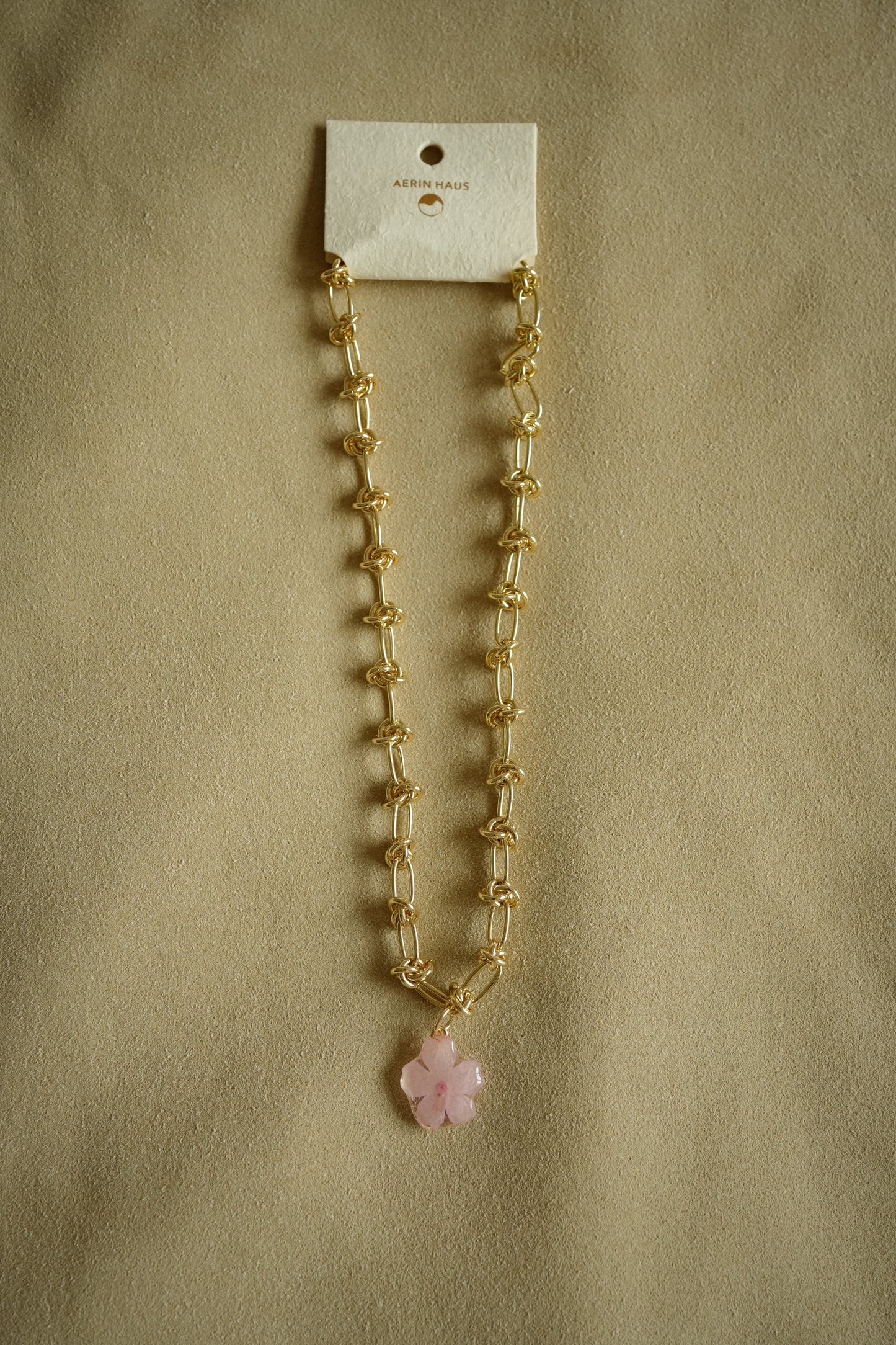 Sakura Knot Chain Necklace