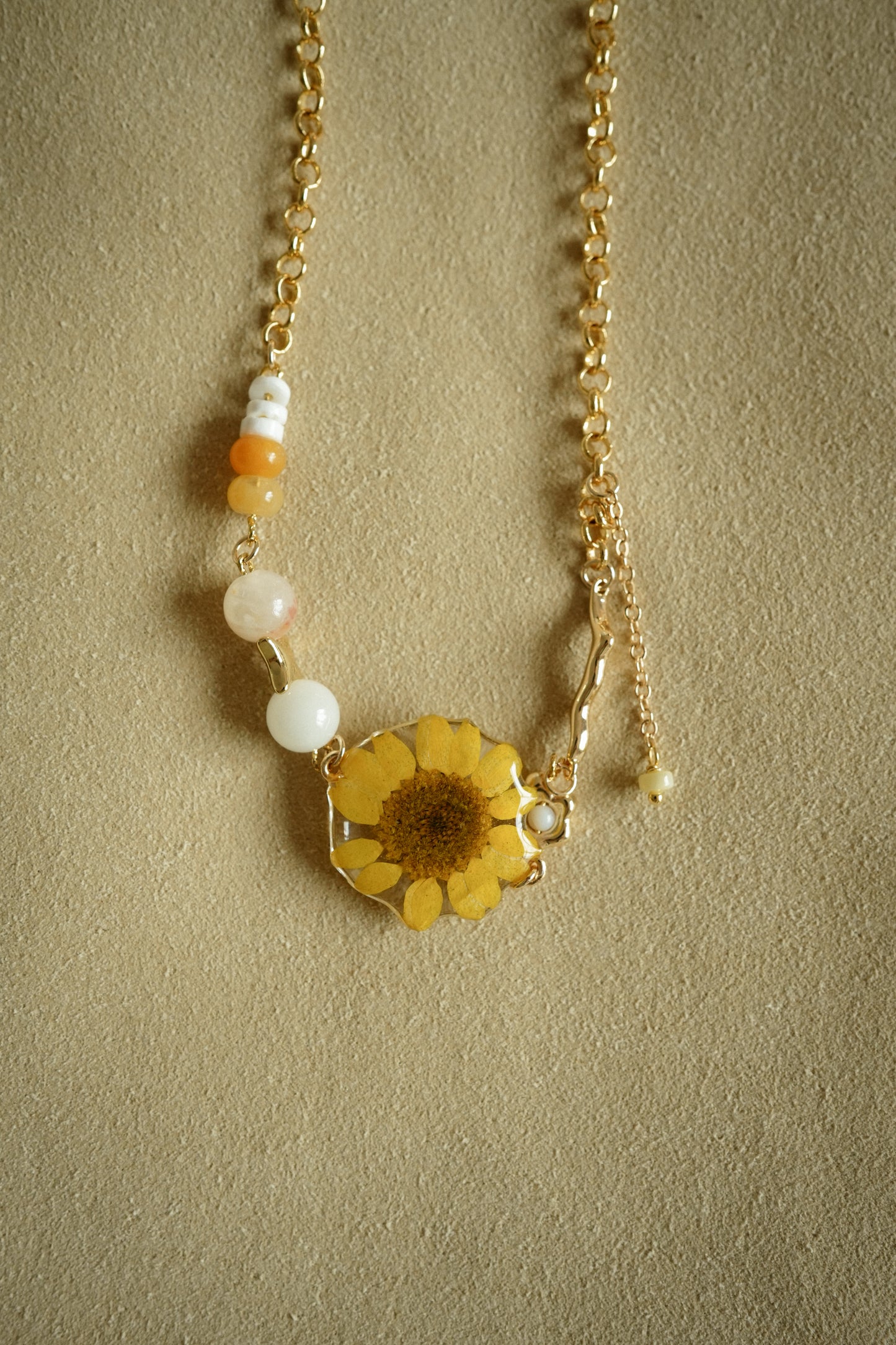 Sunshine Daisy Chain Necklace