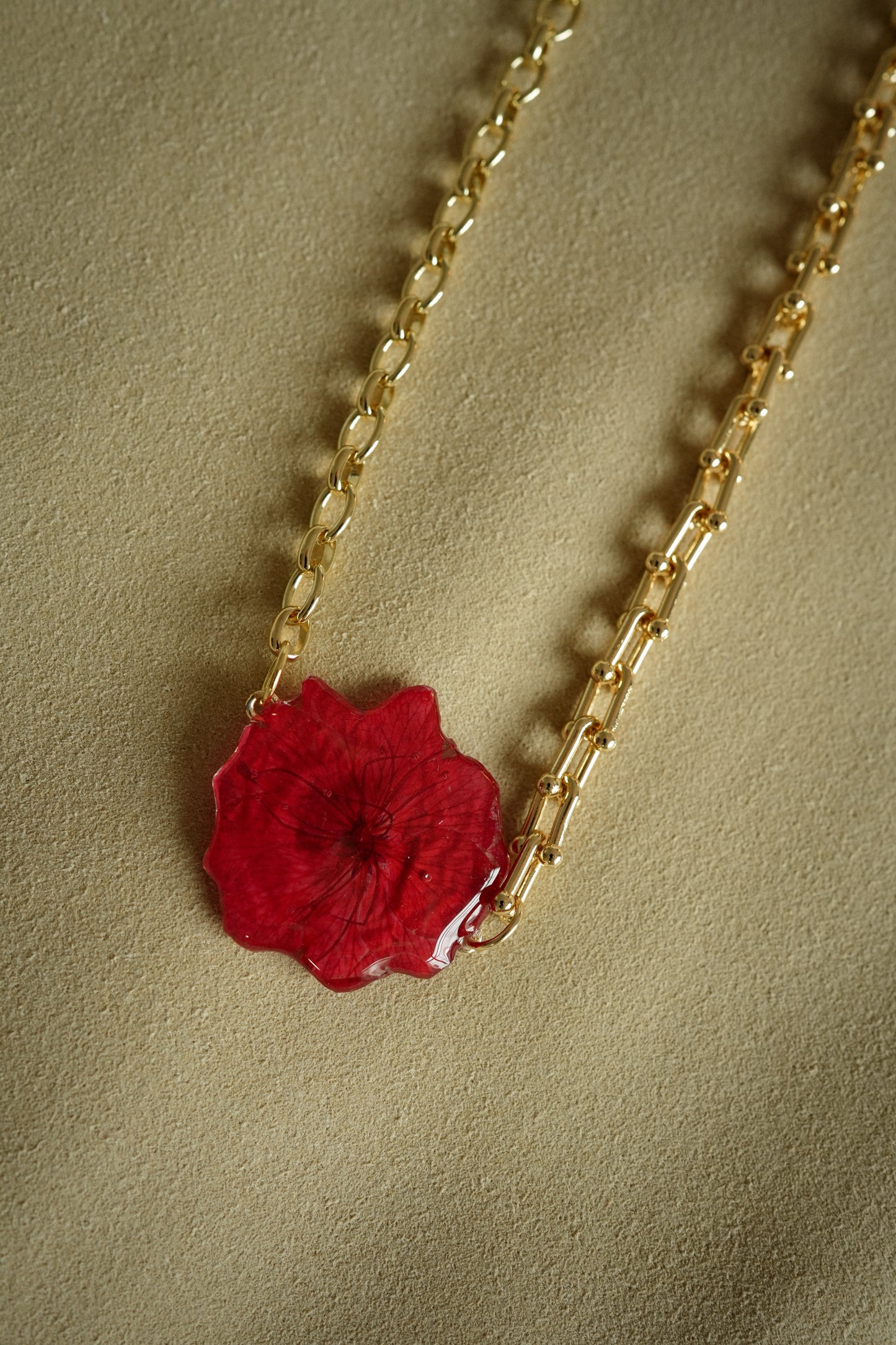 Cherry Blossom Dual Chain Necklace