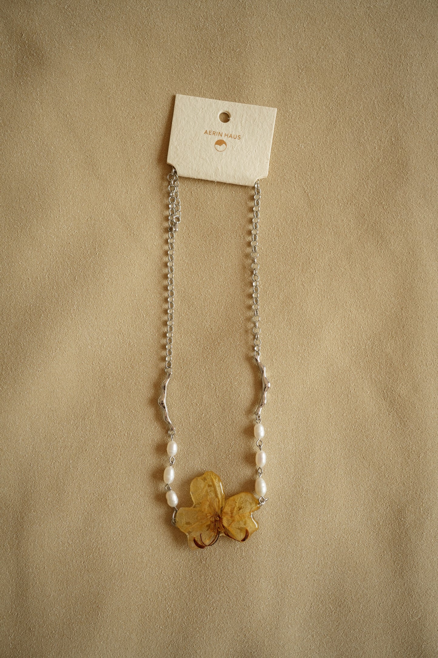 Cassia Pearl Chain Necklace