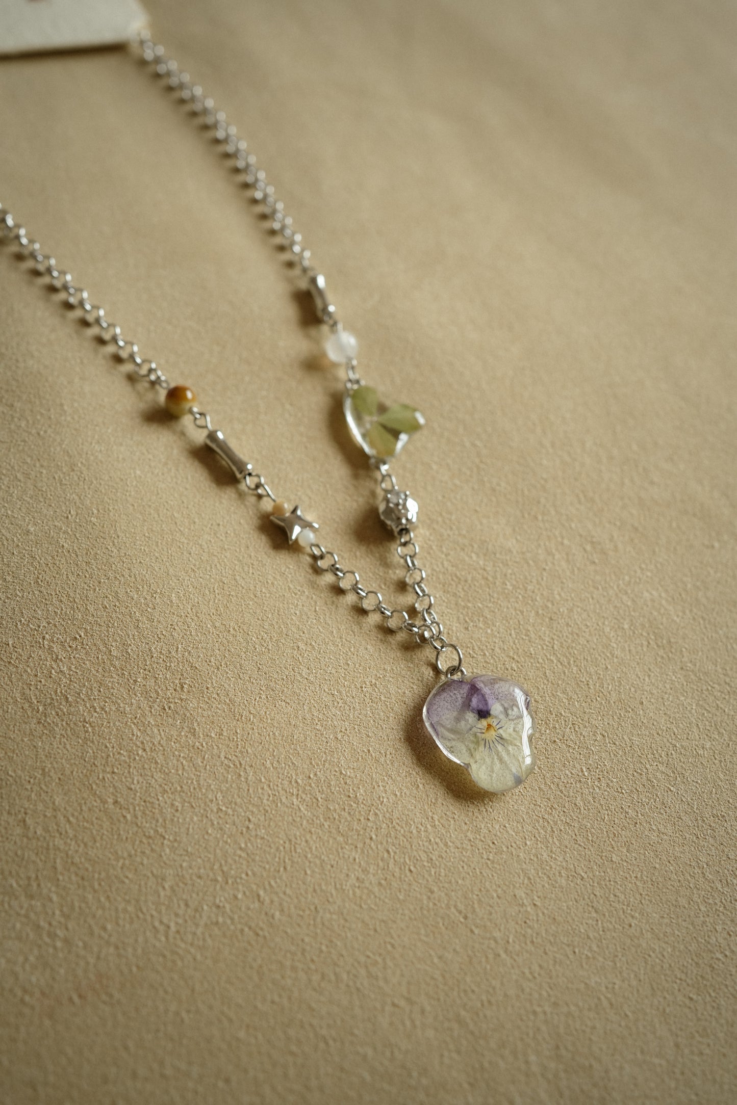 Stellar Pansy Necklace