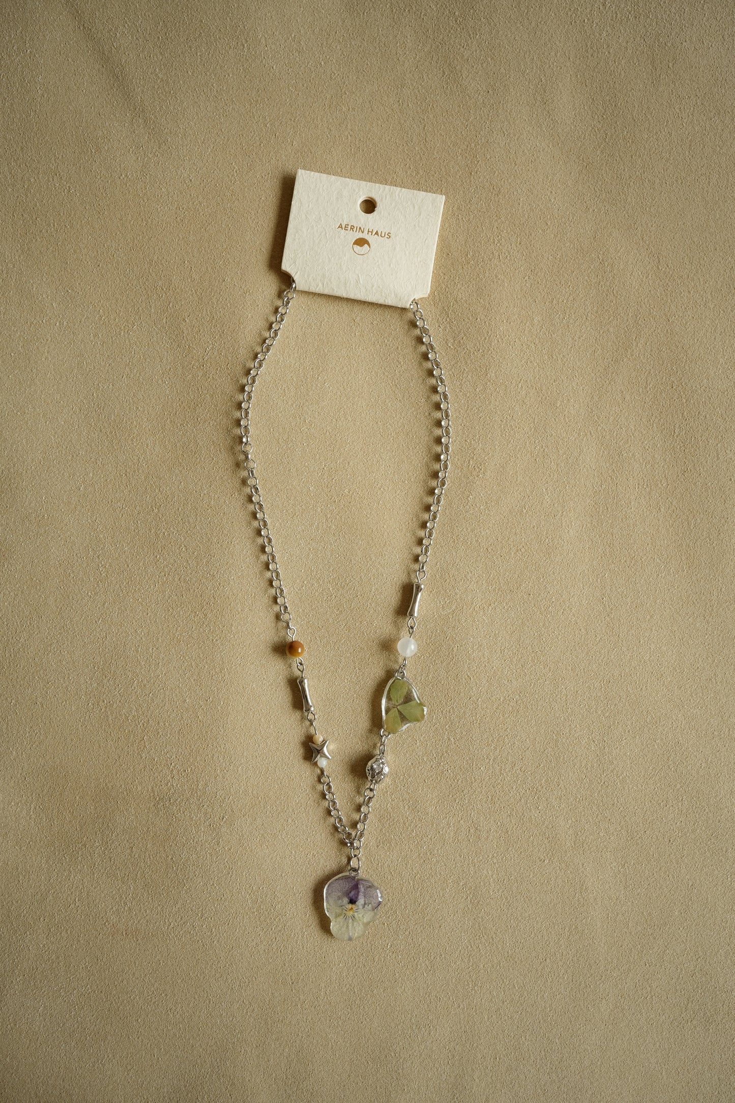 Stellar Pansy Necklace