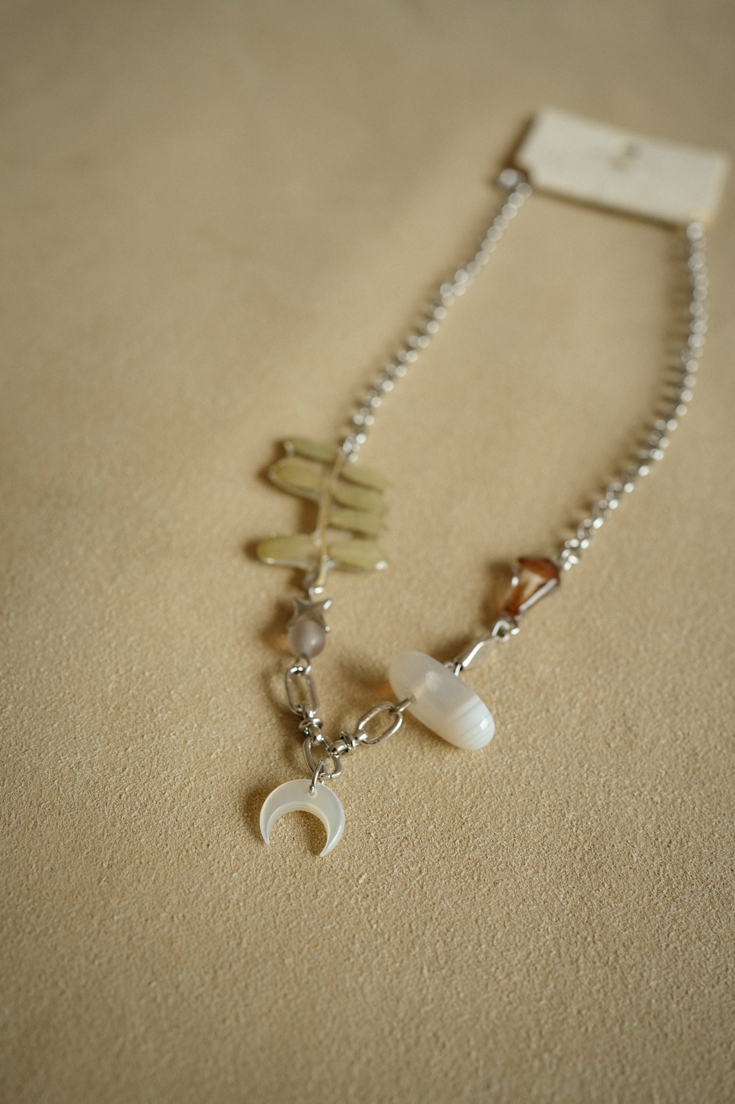 Mushroom Moon Necklace